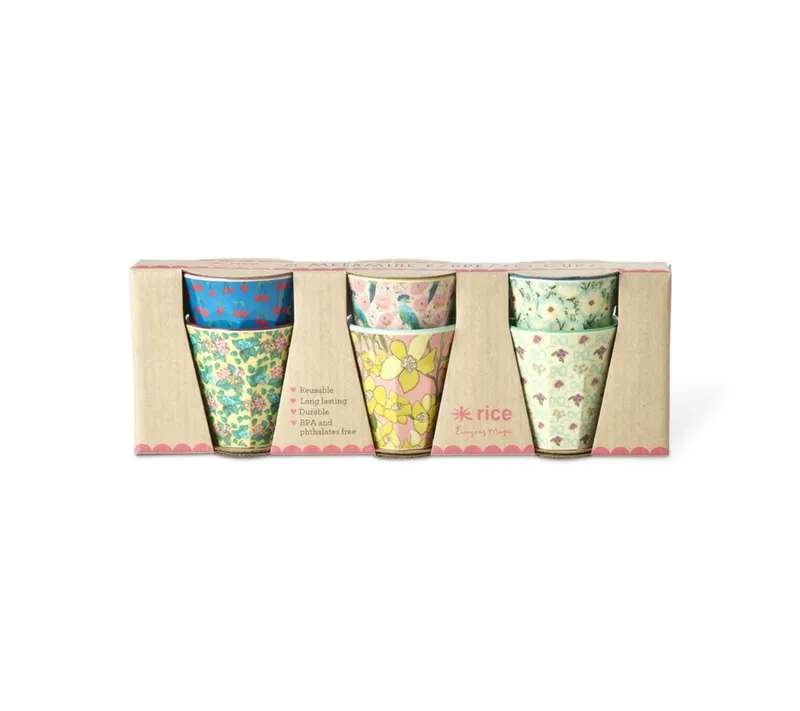 RICE RICE Becher Rice Melamin Espresso - Cups Mehrfarbig - Show Your True Colors, 1-tlg., Melamin, Bunt, – Produktbild 1 von 1