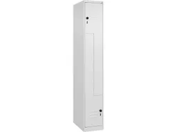 C+P C+P Z-Spind Classic PLUS, 2 Fächer, 1850x300x500mm, Verkehrsweiß/Verkehrsweiß – Produktbild 1 von 1