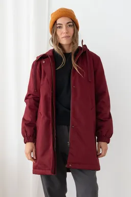 TWOTHIRDS TWOTHIRDS Damen vegan Jacke Drakonia Weinrot – Produktbild 1 von 1