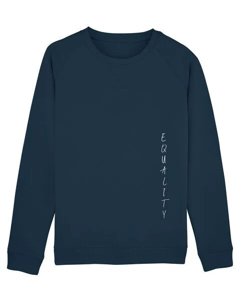 Human Family Human Family Bio Damen Sweatshirt - Everyday Equality, Navy, – Produktbild 1 von 5