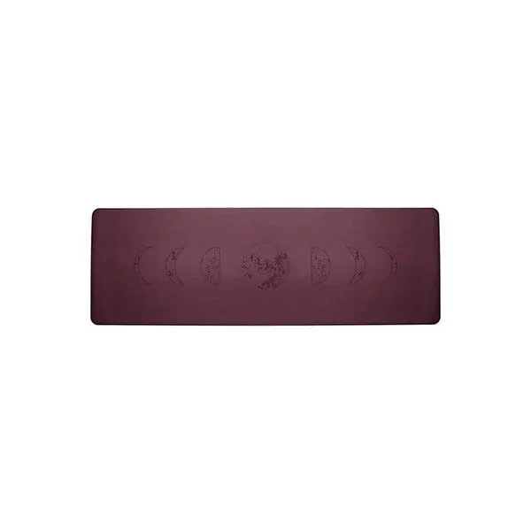 Just Be Just Be Yogamatte Mondphasen 0,3 cm, Aubergine, – Produktbild 3 von 5