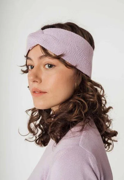 MELA Stirnband MEENA | von MELA | Fairtrade & GOTS zertifiziert, Lilac, – Produktbild 2 von 4