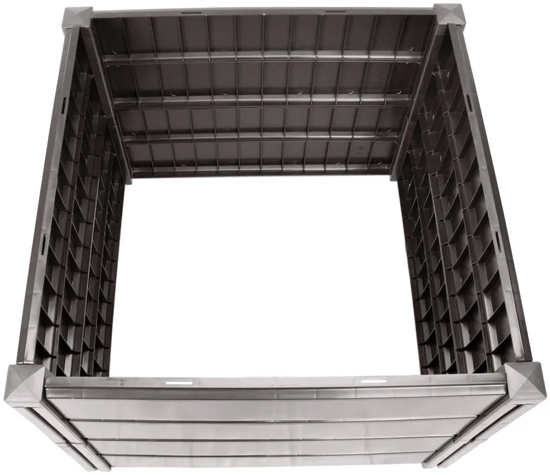 KHW KHW Hochbeet Demeter M, BxTxH: 82x82x61 cm, 336 Liter, Grau, – Produktbild 4 von 5