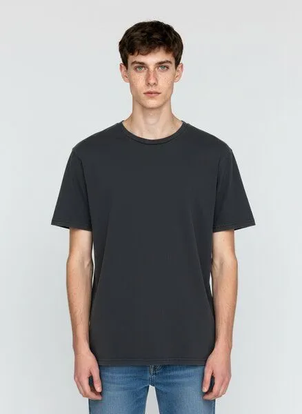 UNIPOLAR UNIPOLAR Basic T-Shirt Modell: Crafton Vintage, G. dyed black rock (schwarz), – Produktbild 1 von 2