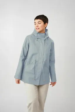 LangerChen LangerChen Damen vegan Parka Transitional Lismore Short Marlin Blue – Produktbild 1 von 1