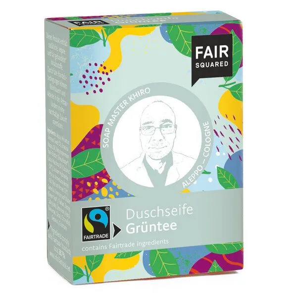 Fair Squared FAIR SQUARED Fairtrade Jubiläum Duschseife Grüntee 80 g – Produktbild 1 von 2