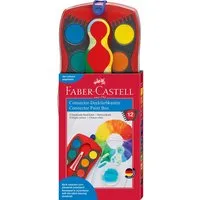 Faber Castell Faber-Castell Farbkasten 'Connector' 12 Farben, rot – Produktbild 1 von 1