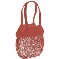 Westford Mill Westford Mill Netztasche Einkaufstasche Obstbeutel Einkaufsnetz Gemüsebeutel, Orange rust, – Produktbild 1 von 1