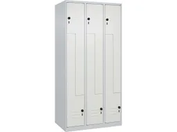 C+P C+P Z-Spind Classic PLUS, 6 Fächer, 1850x900x500mm, Lichtgrau/Verkehrsweiß – Produktbild 1 von 1