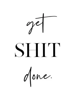 Photocircle Photocircle Poster / Leinwandbild - Get Shit Done – Produktbild 1 von 1