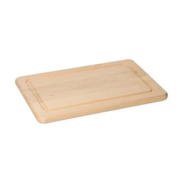 elasto elasto Schneidebrett mit Saftrille - Holz Schneidebrett ideal für die Küche – Produktbild 1 von 4