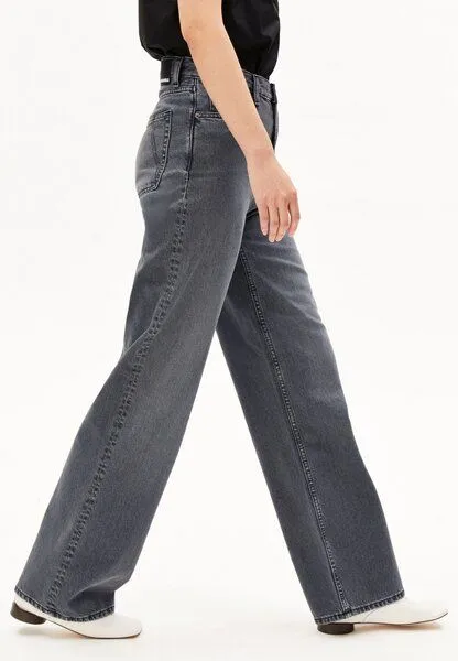 ARMEDANGELS ARMEDANGELS ENIJAA Damen Wide Jeans recycelter Baumwolle, Blue, – Produktbild 3 von 3