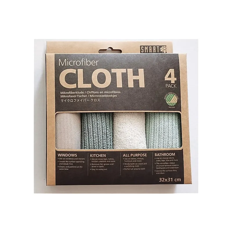 Smart Smart Microfibre Cloths Shady Green Grau – Produktbild 1 von 1