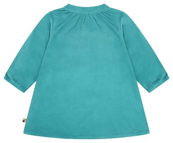 loud + proud loud + proud Babys & Kinder Kleid aus Cord, GOTS-zertifiziert, Oregano(grün), – Produktbild 2 von 3
