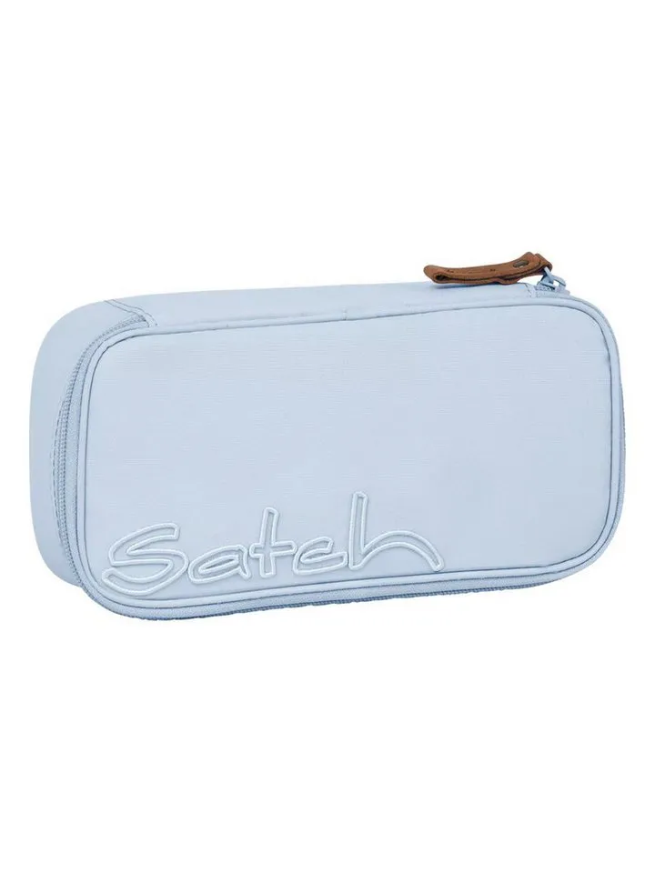 Satch Satch Federmäppchen Schlamperbox, (1-tlg), inklusive Geodreieck und Stundenplan, Blau, – Produktbild 1 von 8
