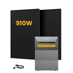 Anker Anker SOLIX Solarbank 3 E2700 Pro, mit 2 x 455W Bifaziale Solarmodule, by Powerness - 8.1kWh / ohne Zubehör / Standardversand – Produktbild 1 von 1