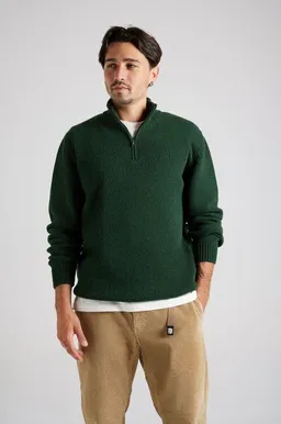 Trendsplant Trendsplant Bernia Quarter Zip Knit Forest – Produktbild 1 von 1