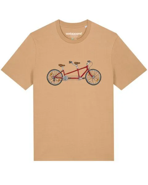 watapparel watapparel T-Shirt Unisex Tandem, Latte, – Produktbild 1 von 3