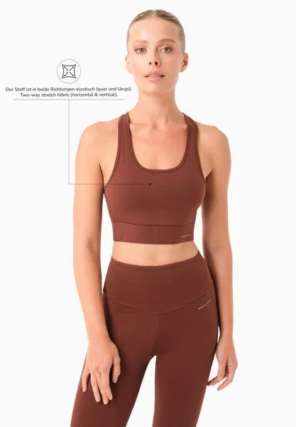 ORGANICATION ORGANICATION BIANNCA | Bralette aus Bio-Baumwolle, Coffee brown, – Produktbild 3 von 4