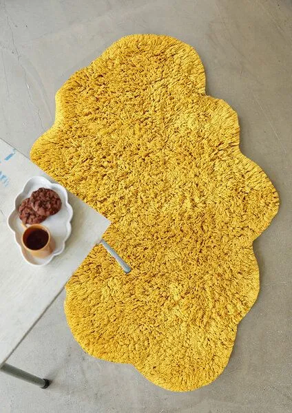 liv interior liv interior Teppich Cloud, Gelb, – Produktbild 4 von 4