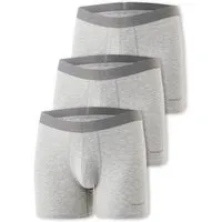 ORGANICATION ORGANICATION BRUNNO | Boxer Brief aus Bio-Baumwolle und TENCEL Modal im 3er-Pack, Grey melange, – Produktbild 1 von 1