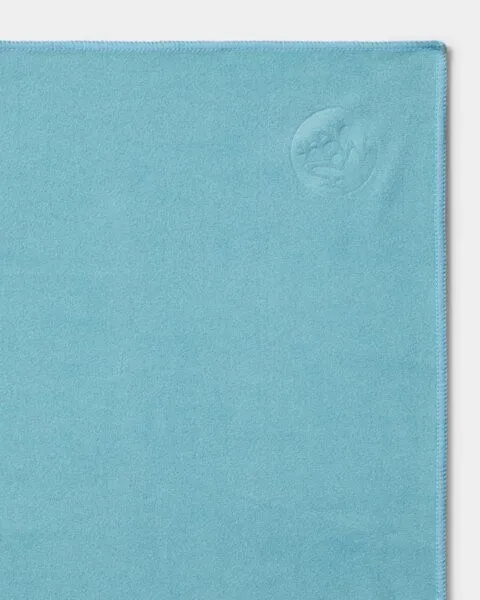 Manduka Manduka Handtuch eQua, Blue lotus (blau), – Produktbild 3 von 4