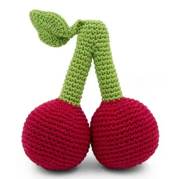 Myum Myum vegane Baby-Rassel – Kirschen – Produktbild 1 von 1