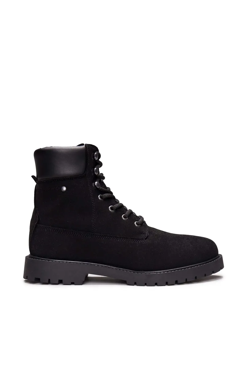 NAE NAE Herren vegan Stiefel Gadea Schwarz, Schwarz, – Produktbild 1 von 2