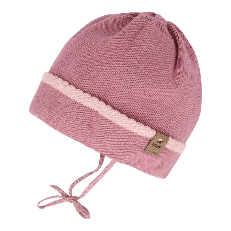 Maximo Maximo Winter-Strickmütze, Rosa, – Produktbild 1 von 4