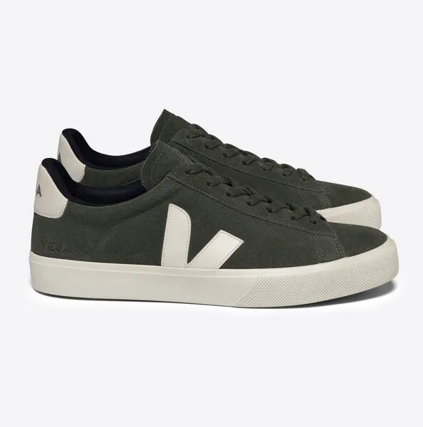 Veja Veja Sneaker Damen - Campo Suede, Grün (mud pierre), – Produktbild 2 von 3