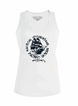 Human Family Human Family Damen Tanktop mit Racerback "Attentiion Black Pearl" – Produktbild 1 von 1