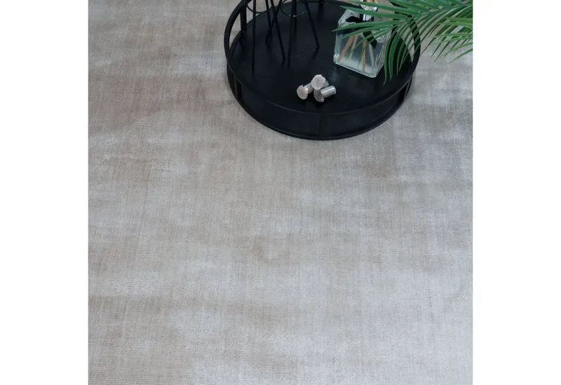 Consilio Concept Designteppich BAMBOO Teppich Wohnzimmer luxuriös Viskose Seidenglanz Soft, Beige|braun, – Produktbild 2 von 5