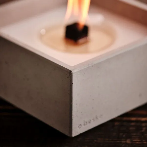 beske Betonfeuer® Beske-Manufaktur ´Meru´ M Dauerdocht Kerzenwachsrecycling – Produktbild 3 von 4