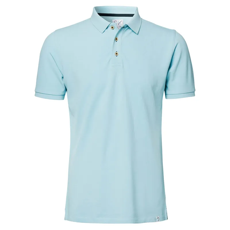 SKOT SKOT Herren vegan Polo, Hellblau, – Produktbild 1 von 2
