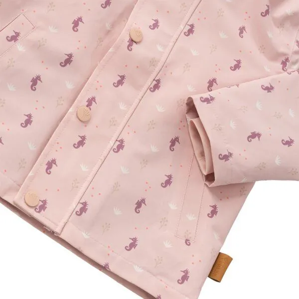 Fresk Regenjacke für Kinder – recyceltes Polyester, mit Kapuze –6 Jahre, Seahorse, – Produktbild 3 von 4