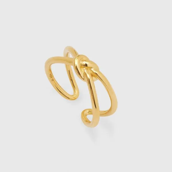 fejn jewelry fejn jewelry Ring 'double knot', Gold, – Produktbild 1 von 4