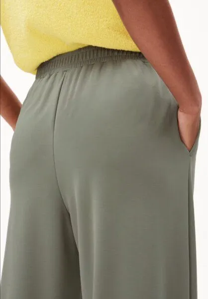 ARMEDANGELS ARMEDANGELS JUANAA PUNTO - Damen Jerseyhose aus LENZING ECOVERO Viskose Mix, Grey green, – Produktbild 3 von 4