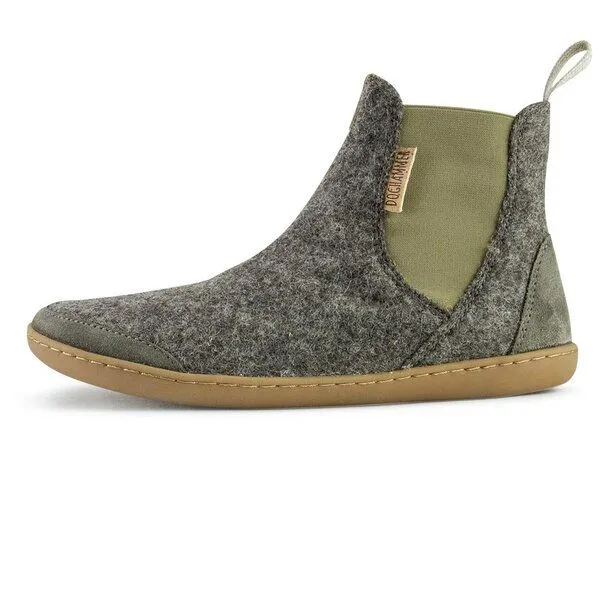 Doghammer Doghammer Barfuß-Chelseaboot aus deutscher Wolle - Terrar Chelsea Wool, Grau (greyish), – Produktbild 1 von 3