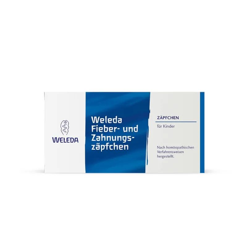 Weleda WELEDA Fieber- und Zahnungszäpfchen 10 St Suppositorien – Produktbild 1 von 1
