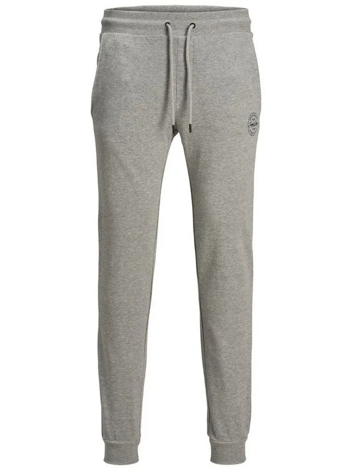 Jack & Jones Jack & Jones Sweathose JACK & JONES JOGGINGHOSE SWEAT PANT HOSE GORDAN, Grau, – Produktbild 1 von 2