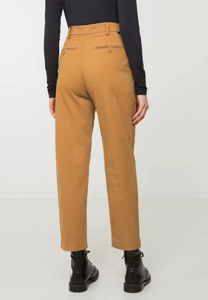 recolution Damen Chino aus Baumwolle (Bio) | Chino NUPHAR recolution, Caramel (beige), – Produktbild 2 von 4