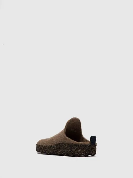 ASPORTUGUESAS ASPORTUGUESAS Filz Pantolette Come Herren, Taupe, – Produktbild 3 von 4