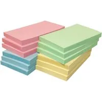 Info Info Haftnotizen 125 x 75 mm, farbig sortiert, 12 Blöcke – Produktbild 1 von 1