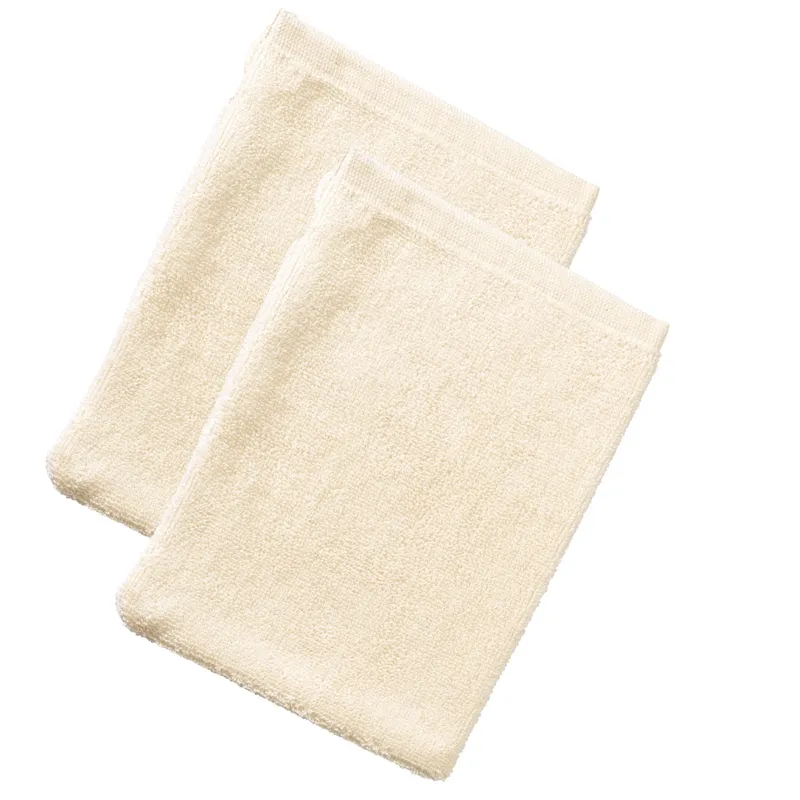 Living Crafts LIVING CRAFTS - Home Waschhandschuh, 2er-Pack - Beige (100% Bio-Baumwolle), Nachhaltige Mode, Bio Bekleidung, Beige, – Produktbild 1 von 6