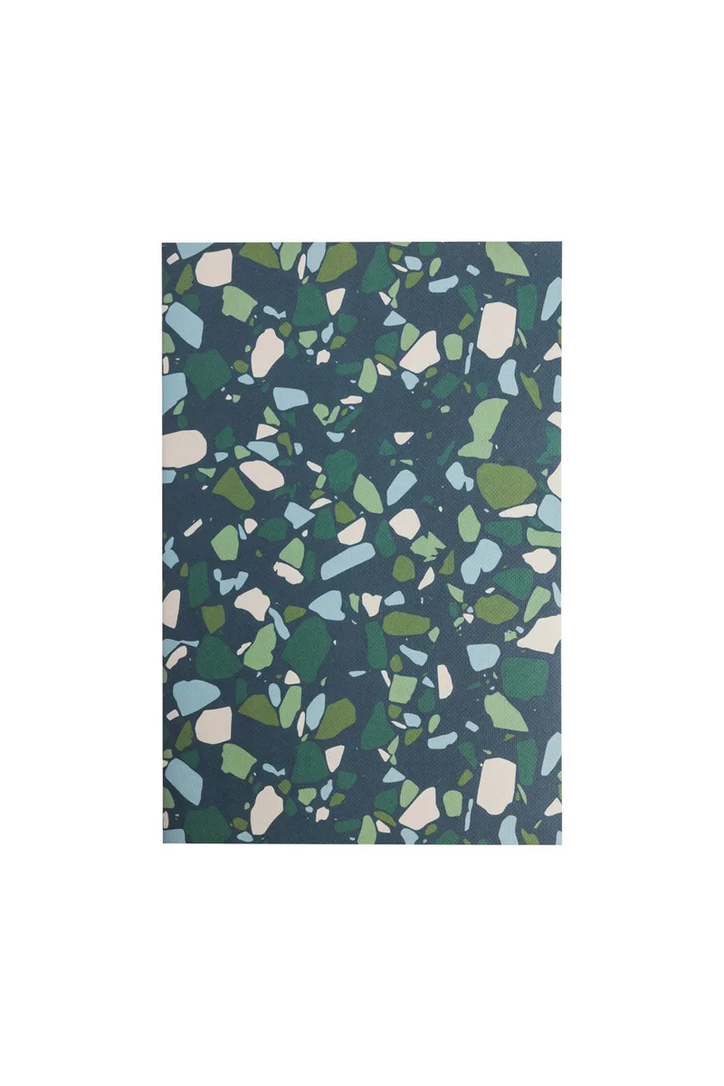 Tranquillo Notizbuch CONFETTI A5 - blau – Produktbild 1 von 2