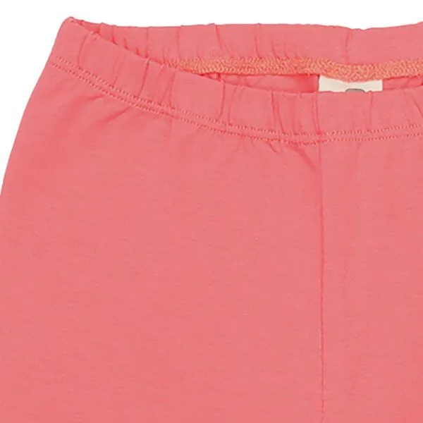 Walkiddy Kinder 3/4-Leggings GOTS-zertifiziert aus Bio-Baumwolle, Sun Kissed Pink, elastischer Bund, sommerlich & bequem – Walkiddy, Blau, – Produktbild 2 von 2