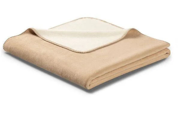 biederlack biederlack Wohn-und Kuscheldecke Duo Cotton, Mousse-ecru, – Produktbild 2 von 4