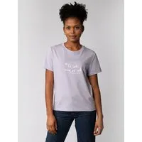 watapparel watapparel T-Shirt Frauen Es ist wie es ist, Lavender, – Produktbild 1 von 1