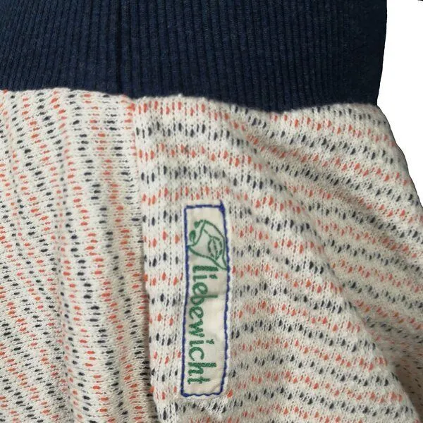 liebewicht liebewicht leichte Pumphose weiß rot blau gemustert aus Biobaumwoll Sweat, Blue, – Produktbild 8 von 8