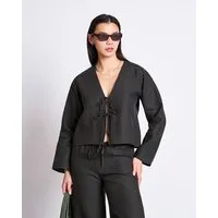 JAN N JUNE JAN N JUNE LEINEN BLUSE SKAGEN, Grün, – Produktbild 1 von 1